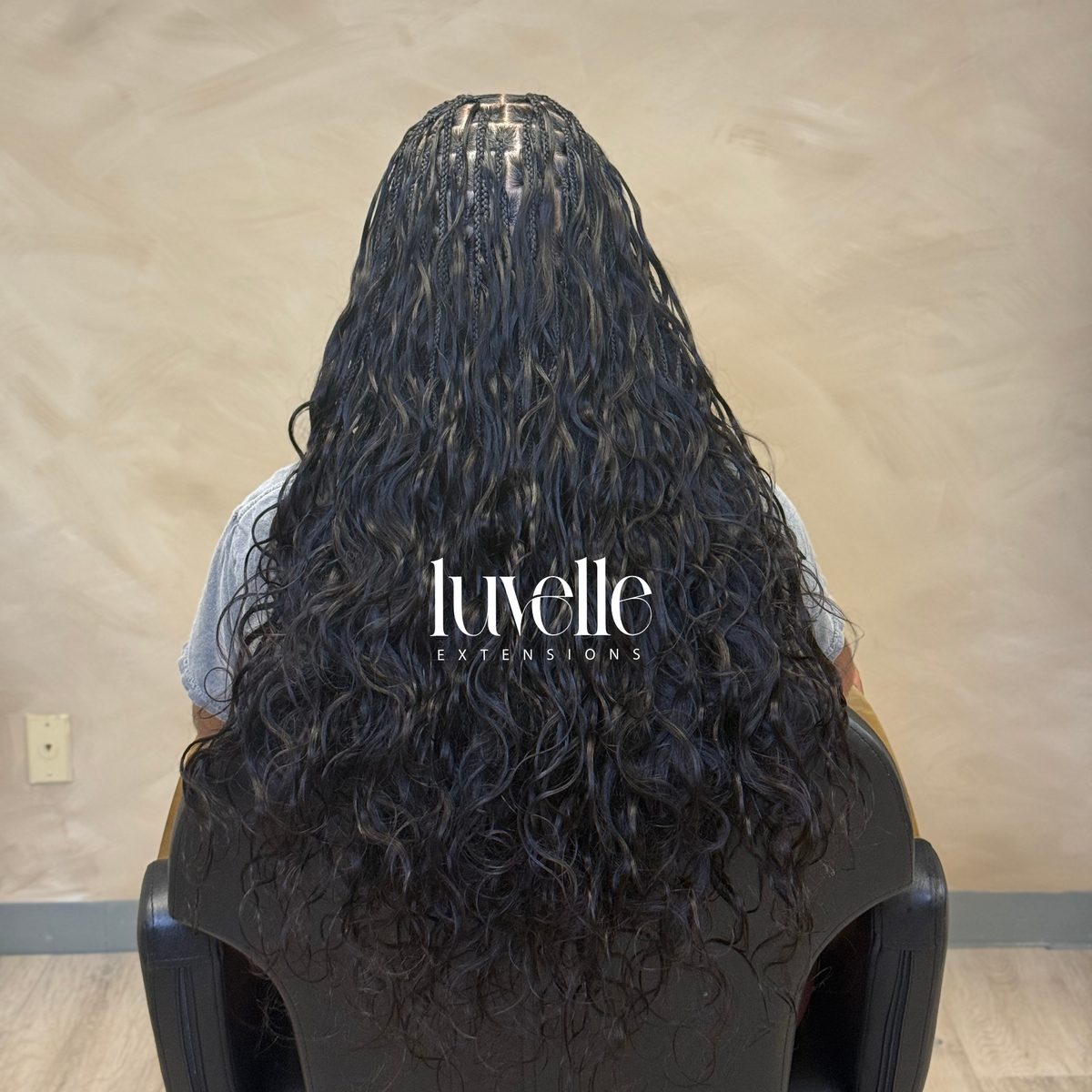 Body Wave Feathered Crochet Hair